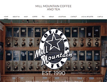 Tablet Screenshot of millmountaincoffee.com